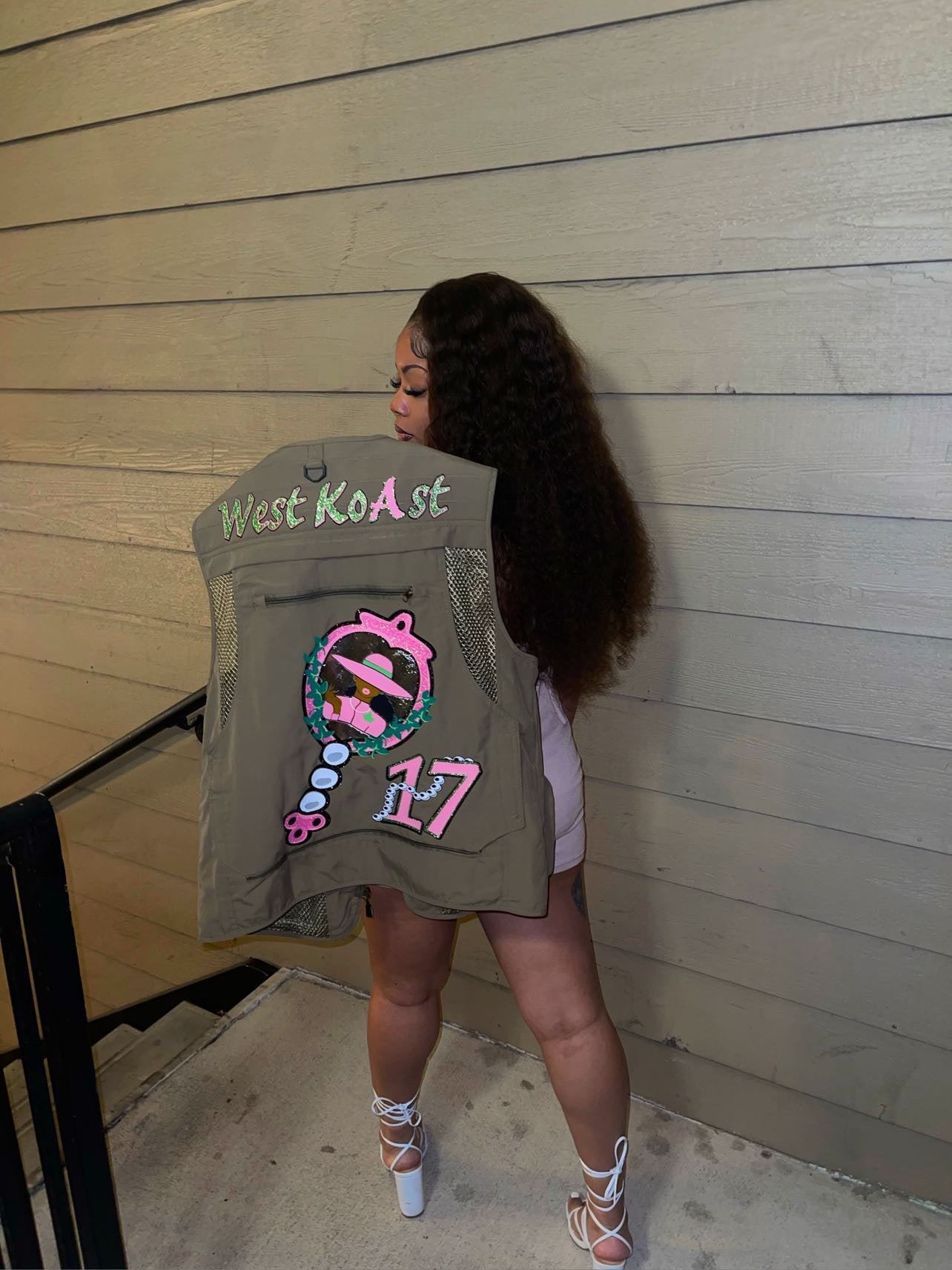 She Spazzed Vest 2.0 (One Glitter Layer)