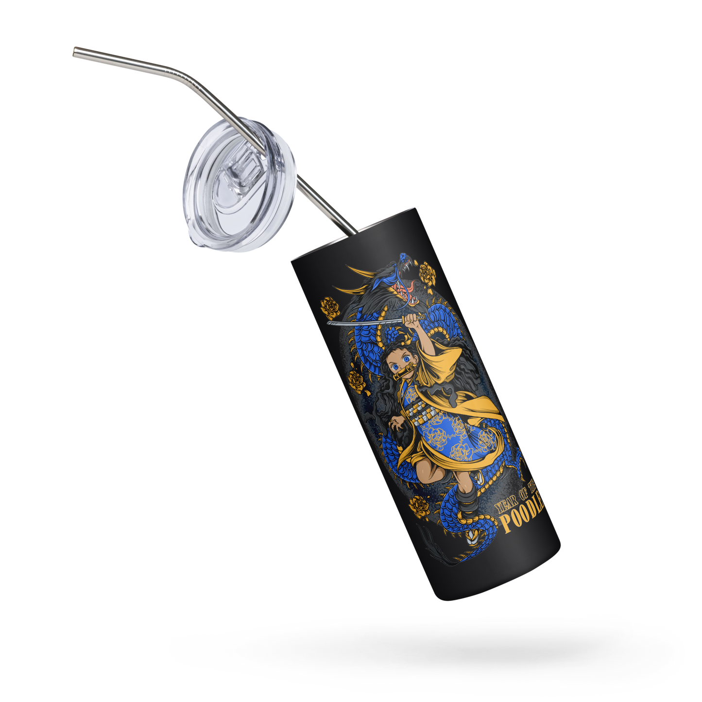 Year of the Poodle Steel Tumbler