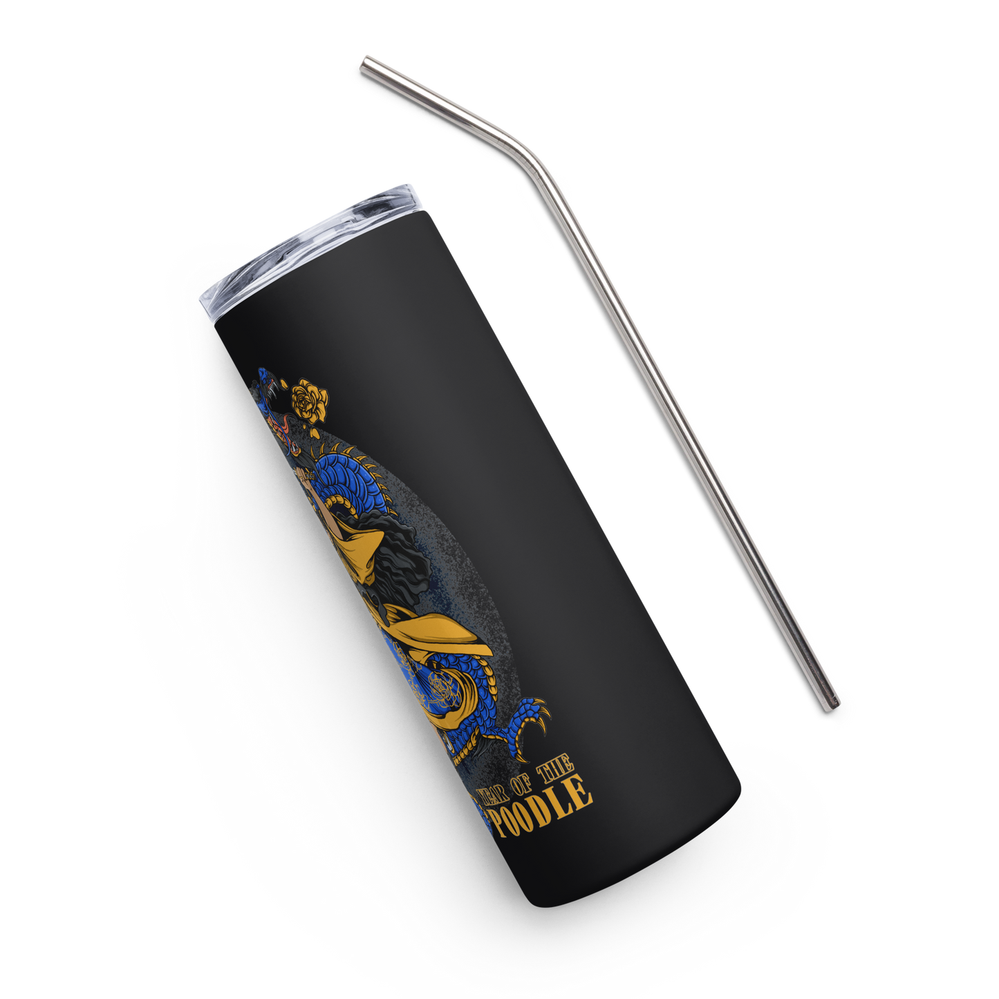 Year of the Poodle Steel Tumbler