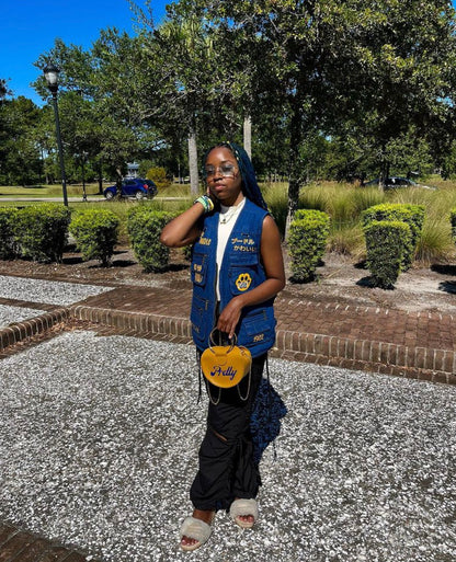 She Spazzed Vest (One Glitter Layer)
